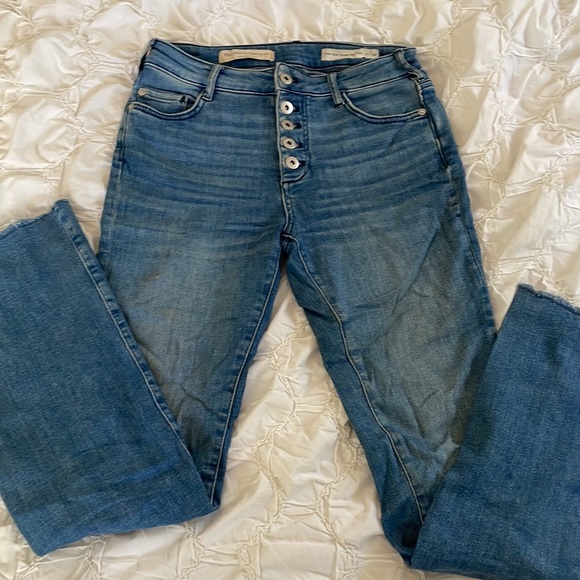 Anthropologie Pilcro and the Letterpress high-rise skinny bootcut jeans - Picture 6 of 6